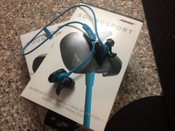 Bose SoundSport wireless, aqua -modré