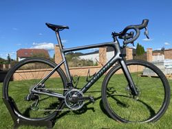 S-Works Tarmac 2020 v.58 12s - satin granite / blue green foil - možnost jen rámu