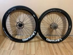 Karbonová galusková kola PANCHOWHEELS PW38D Tubular, Disc, 12/100 a 12/142 pevné osy, 38mm
