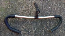 Retro MTB řidítka s představcem – šířka 50 cm
