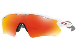 Nové originální brýle Oakley radar ev pol. white, prizm ruby