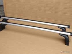 Střešní nosiče Thule rapid system 753 + tyče Aerobar 120cm