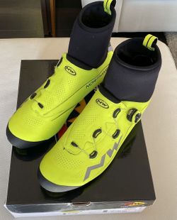 TOP zimní silniční tretry Northwave Flash Arctic GTX Yellow Fluo