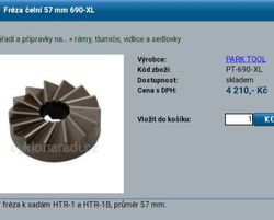 Fréza čelní Park Tool 57mm