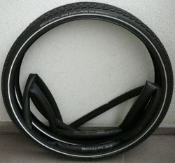 Prodám 2 zánovní pneu Schwalbe Mondial 26 a 2 duše Schwalbe