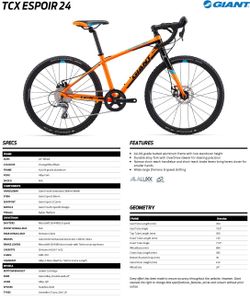 Prodám Giant TCX Espoir 24"