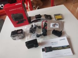 Videokamerka Garmin VIRB se záznamem wattů, TF, rychlosti a pod...