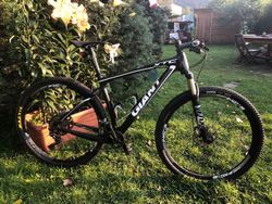 prodám horské kolo GIANT XTC 1 (29") - KARBON rám 20"