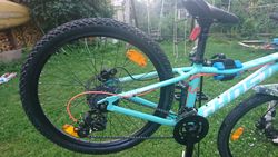 Ghost Lanao D4.4 - MTB, 24", přední vidlice odpružená, hydraulické brzdy