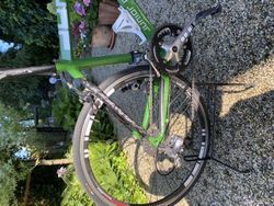 Kolo junior racing bicycles zelené carbon racing