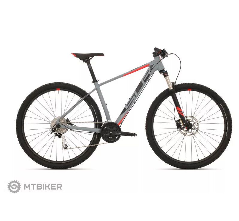 Superior XC 879 Matte Grey/Black/Neon Red